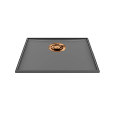 ELLECI - Mosogatótálca medencefenék Essenza 50 K99 Concrete bronz tartozékokkal mosogatótálca