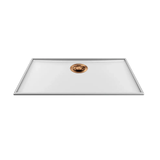 ELLECI - Mosogatótálca medencefenék Essenza 70 K96 White bronz tartozékkal mosogatótálca