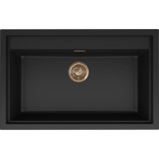 ELLECI - Mosogatótálca Sintesi 130 Keratek K86 Black bronz tartozékokkal mosogatótálca