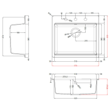 ELLECI - Mosogatótálca Time 105 G39 bianco soft mosogatótálca