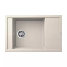 ELLECI - Mosogatótálca Unico 305 78x50 Granitek egymedence + csepptálca G39 Bianco soft mosogatótálca