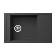 ELLECI - Mosogatótálca Unico 305 78x50 Granitek egymedence + csepptálca G40 Nero mosogatótálca