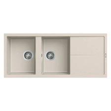 ELLECI - Mosogatótálca Unico 500 116x51 Granitek egymedence + csepptálca G39 Bianco soft mosogatótálca