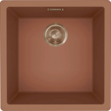 ELLECI - Mosogatótálca Zen 102 Keratek K83 Cavern Clay bronz tartozékokkal mosogatótálca