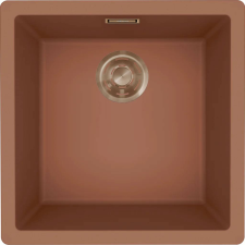 ELLECI - Mosogatótálca Zen-F 102 Keratek K83 Cavern Clay bronz tartozékokkal mosogatótálca