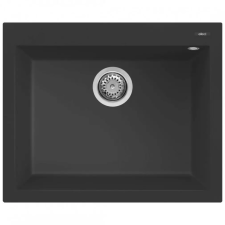 ELLECI Quadra 110 G40 Nero Gránit mosogatótálca (LGQ11040)Munkalapra szerelhető mosogatótálca