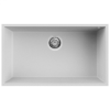 ELLECI Quadra 130 G68 Bianco Gránit mosogatótálca, munkalap alá szerelhető (LGQ13068BSO)Munkalap alá szerelhető