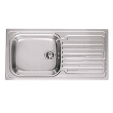 ELLECI Sky 480 Mosogatótálca csepegtetővel inox bal medencés LIK480SACSX mosogatótálca