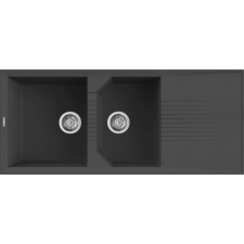 ELLECI Tekno 500 G59 Antracite Gránit mosogatótálca (LGT50059)Munkalapra szerelhető mosogatótálca