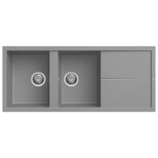 ELLECI Unico 500 M73 Titanium Gránit mosogatótálca (LMU50073)Munkalapra szerelhető (LMU50073) mosogatótálca