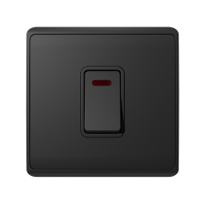 Elmark 190872/WH LONDON KÉTPÓLUSÚ KAPCSOLÓ NEON 45A FEHÉR villanyszerelés