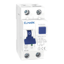 Elmark 40273AJEL4A ELEKTRONIKUS RCBO 6kA 2P 40A/300mAJEL4A villanyszerelés