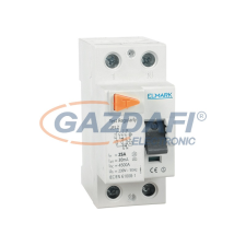 Elmark 40743 áram-védőkapcsoló JEL2 4,5kA 2P 40A/300mA villanyszerelés