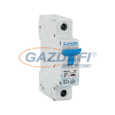 Elmark 41105C/B kismegszakító, jelölhető C101L 16A 1P 10kA , B karakterisztika villanyszerelés