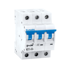 Elmark 41306CKISMEGSZAKÍTÓ C63N 6A 3P 6kA CURVE C ÚJC63C villanyszerelés