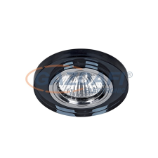 Elmark 925777R/BK CR-777R/BK SPOTLIGHT ROUND BLACK GLASS lámpatest világítás
