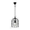 Elmark 955CAGE1/BL CAGE függeszték 1xE27 fekete IP20 230V