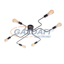 Elmark 955MARISA6/BL MARISA mennyezeti lámpa 6xE27 fekete IP20 230V világítás