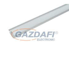 Elmark 99ACC11 ELM718/2 LED profil, süllyesztett, alumínium, üres, 1m, matt fedél, 15x6mm világítás