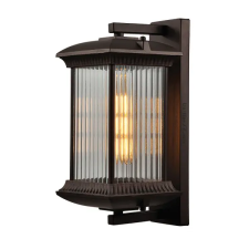 Elmark ALAN GARDEN WALL LAMP BLACK, IP54 kültéri világítás