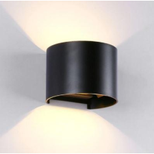 Elmark Állítható sugárzású kültéri LED-es fali lámpatest  2x5W  IP54 fekete kör kültéri világítás