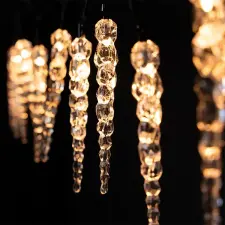 Elmark CHRISTMAS ICICLE LIGHT 10PCS 3000K 2XАА IP44 karácsonyfa izzósor