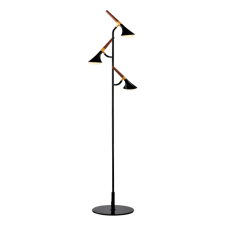 Elmark Duncan led állólámpa-matt fekete/fa-15W-3000K-Elmark világítás