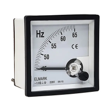 Elmark Frekvenciamérő táblaműszer, 45-65Hz, po.:0,5 mérőműszer