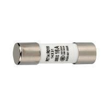 Elmark Hengeres olvadó biztosító betét AC/DC 10mmx38mm 16A villanyszerelés