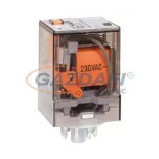 Elmark ipari relé, 230V AC, 7400 Ohm, 3Z+3NY villanyszerelés