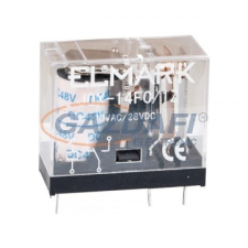 Elmark ipari relé, 24V DC, 1080 Ohm, 1Z+1NY villanyszerelés