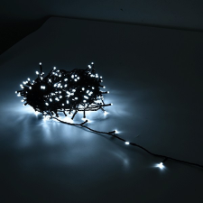 Elmark Karácsonyi LED fényfüzér 23m IP44 hideg fehér adapterrel karácsonyfa izzósor