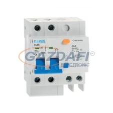 Elmark kombinált védőkapcsoló beépített túláramvédelemmel, RCBO JEL6 C16, 2P, 16A/500mA, 6kA, 230V villanyszerelés