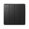 Elmark LONDON FOUR BUTTONS ONE WAY SWITCH ANTHRACITE
