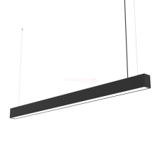 Elmark Mennyezeti függeszthető lineáris LED lámpatest (24W) fekete ház - 4000K 100Lm/W világítás