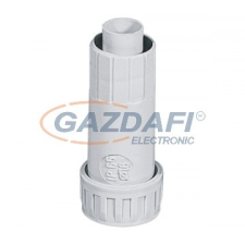 Elmark merev cső-hajlékony spirál összekötő, 40/32mm, IP65, szürke villanyszerelés