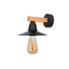 Elmark PHIL FALI LÁMPA 1XE27 FEKETE/FA