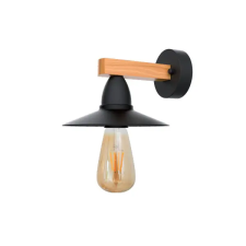 Elmark PHIL FALI LÁMPA 1XE27 FEKETE/FA világítás