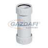 Elmark PVC cső-cső összekötő, d=32mm, IP65, szürke