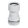 Elmark PVC cső-doboz összekötő, d=25mm, IP65, szürke