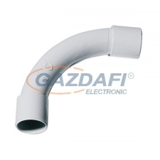 Elmark PVC hosszú könyök 90°, d=16mm, IP40, szürke villanyszerelés