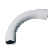 Elmark PVC hosszú könyök 90°, d=40mm, IP40, szürke villanyszerelés