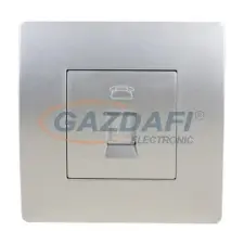 Elmark "Basic" Telefon csatlakozó aljzat RJ11, ezüst villanyszerelés