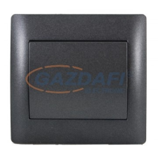 Elmark "Rhyme" süllyesztett váltókapcsoló, metál grafit villanyszerelés