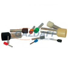Elmark szigetelt érvéghüvely, fekete, 1.5mm2, 10mm, Е1510, 100db/csomag villanyszerelés