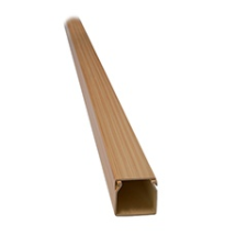 Elmark Színes kábelcsatorna, 16x16mm, világos bükk színben - 2m kábel és adapter