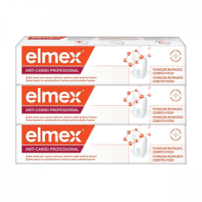  Elmex Anti Caries Protection Professional fogkrém, 75 ml, tripack fogkrém