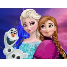  Elsa, Anna és Olaf tapéta, 300 x 200 cm tapéta, díszléc és más dekoráció