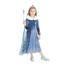Elsa KidMania® jelmez kiegészítőkkel 7-9 éves lányoknak 120-130 cm jelmez