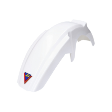  Első sárvédő univerzális fehér Enduro, Supermoto motorokhoz motorkerékpár idom